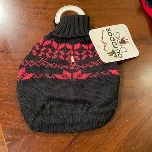 Outdoor Dog Red Black Xs Flannel Sweater NWT
